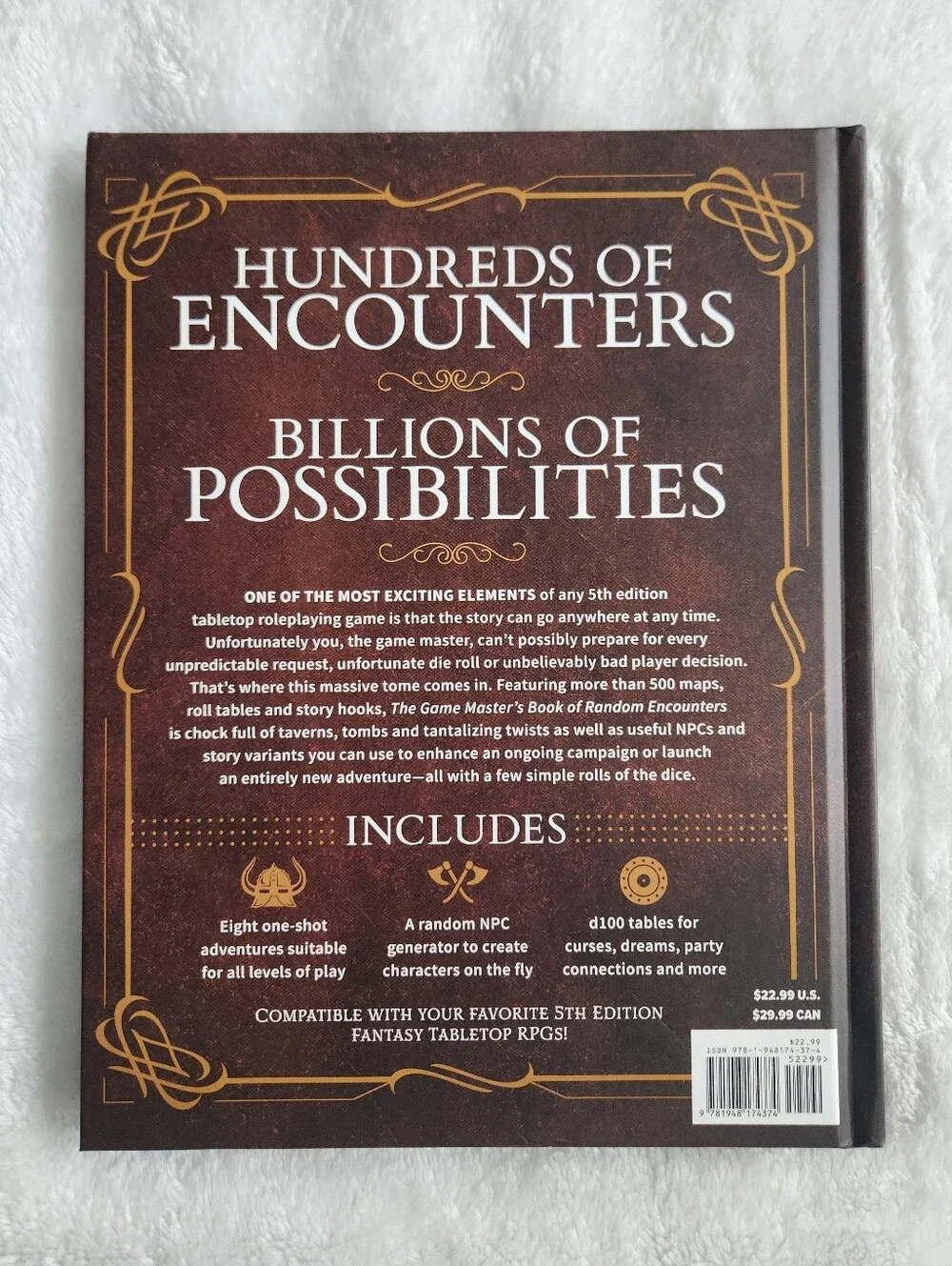 The Game Master’s Book of Random Encounters Hardcover 5E Dungeons And Dragons - Picture 2 of 7